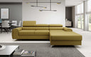 Designer Ecksofa Melinda mit Schlaf- und Klappfunktion
