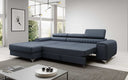 Designer Ecksofa Melinda mit Schlaf- und Klappfunktion