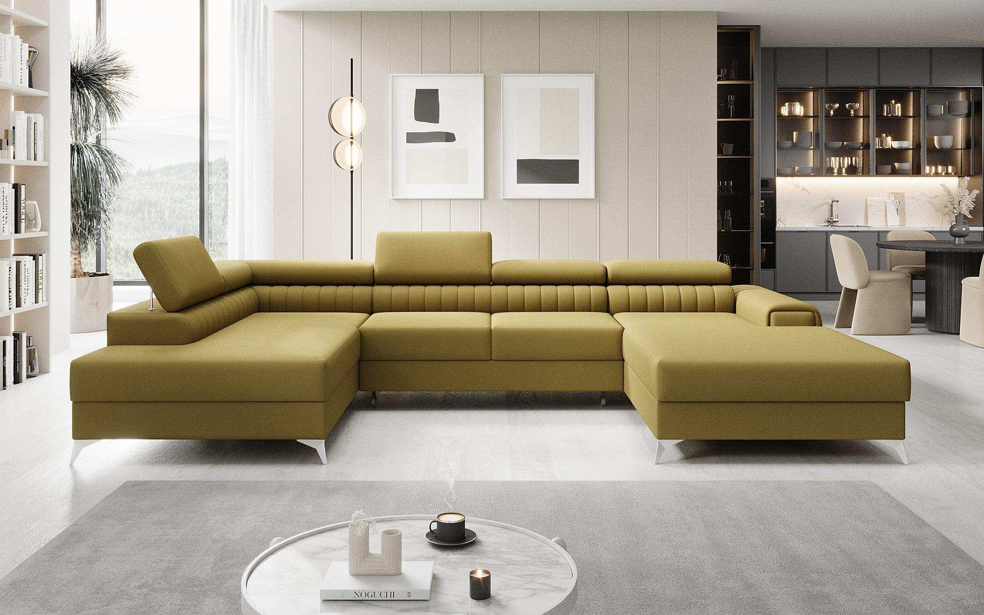 Designer Sofa Collina mit Schlaf- und Klappfunktion