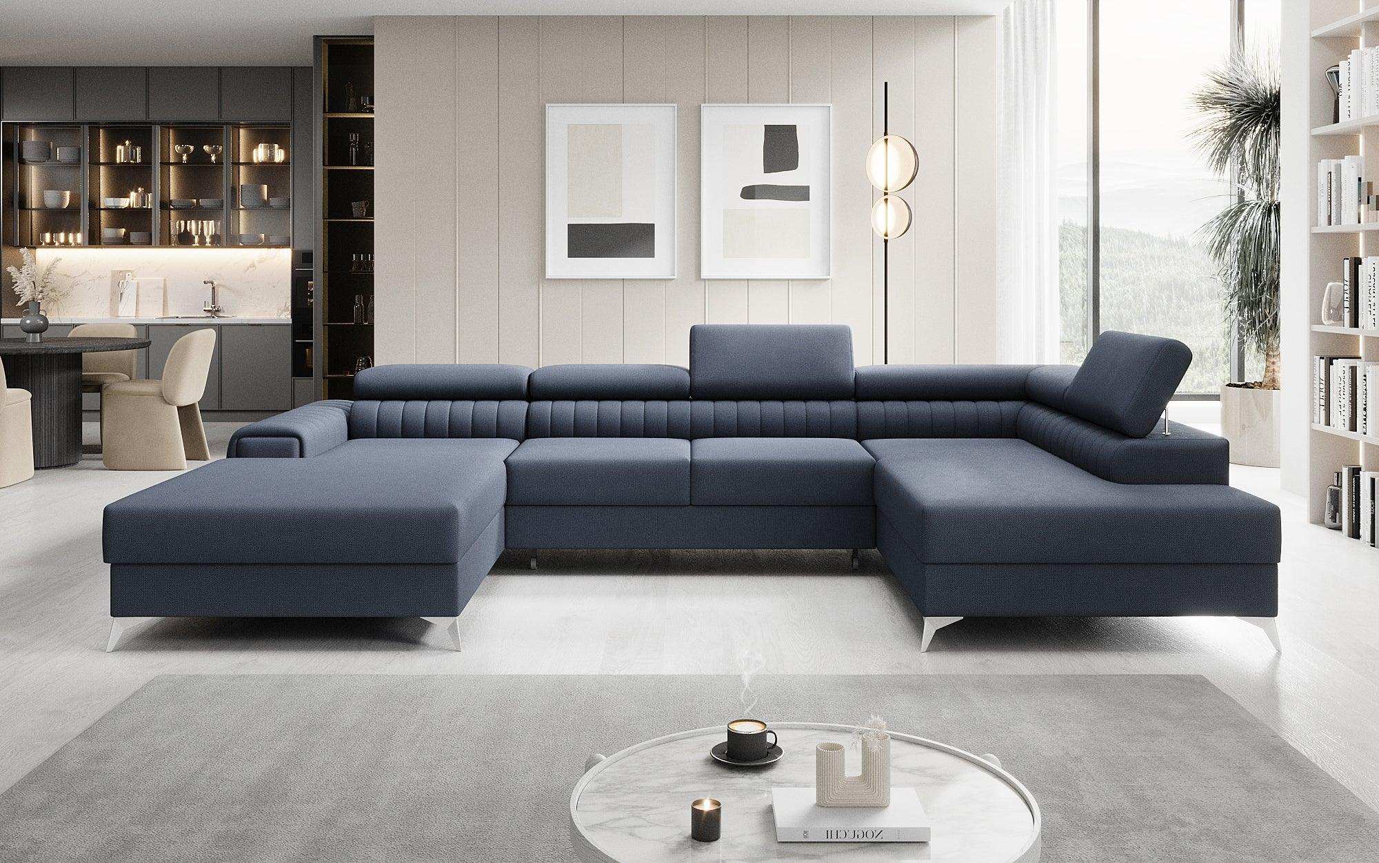 Designer Sofa Collina mit Schlaf- und Klappfunktion