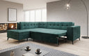Designer corner sofa Lania with sleeping function