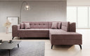 Designer corner sofa Lania with sleeping function