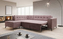Designer corner sofa Lania with sleeping function