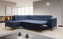 Designer corner sofa Lania with sleeping function