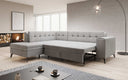 Designer corner sofa Lania with sleeping function
