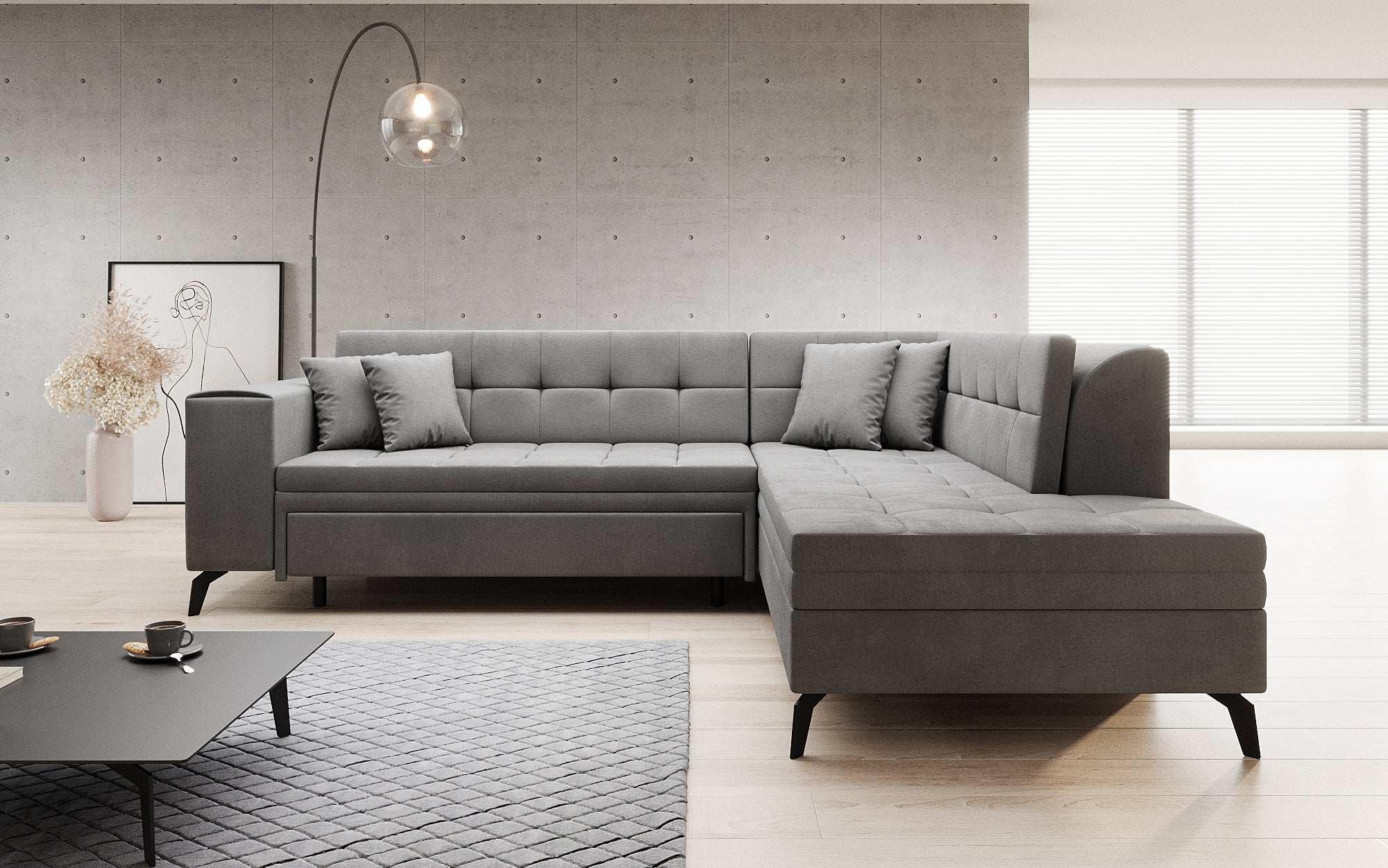 Designer Sofa Lania mit Schlaffunktion