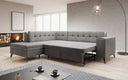 Designer corner sofa Lania with sleeping function