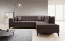 Designer corner sofa Lania with sleeping function