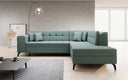 Designer corner sofa Lania with sleeping function