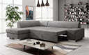 Designer Ecksofa Pina mit Schlaf- und Klappfunktion