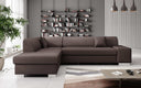 Designer Ecksofa Pina mit Schlaf- und Klappfunktion