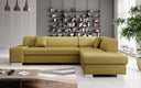 Designer Ecksofa Pina mit Schlaf- und Klappfunktion