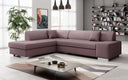 Designer Ecksofa Pina mit Schlaf- und Klappfunktion
