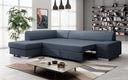 Designer Ecksofa Pina mit Schlaf- und Klappfunktion