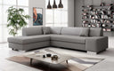 Designer Ecksofa Pina mit Schlaf- und Klappfunktion