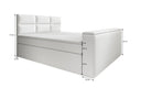 Boxspringbett Carito mit TV Lift, USB und Stauraum - Luxusbetten24