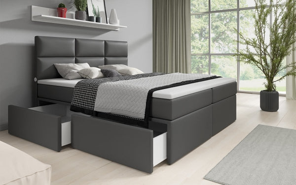 Boxspringbett Citaro mit USB und Stauraum