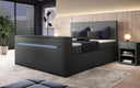 Boxspringbett Simple mit TV Lift und LED - Luxusbetten24