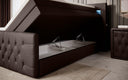 Boxspringbett Sonno mit RGB, USB und Stauraum - Luxusbetten24