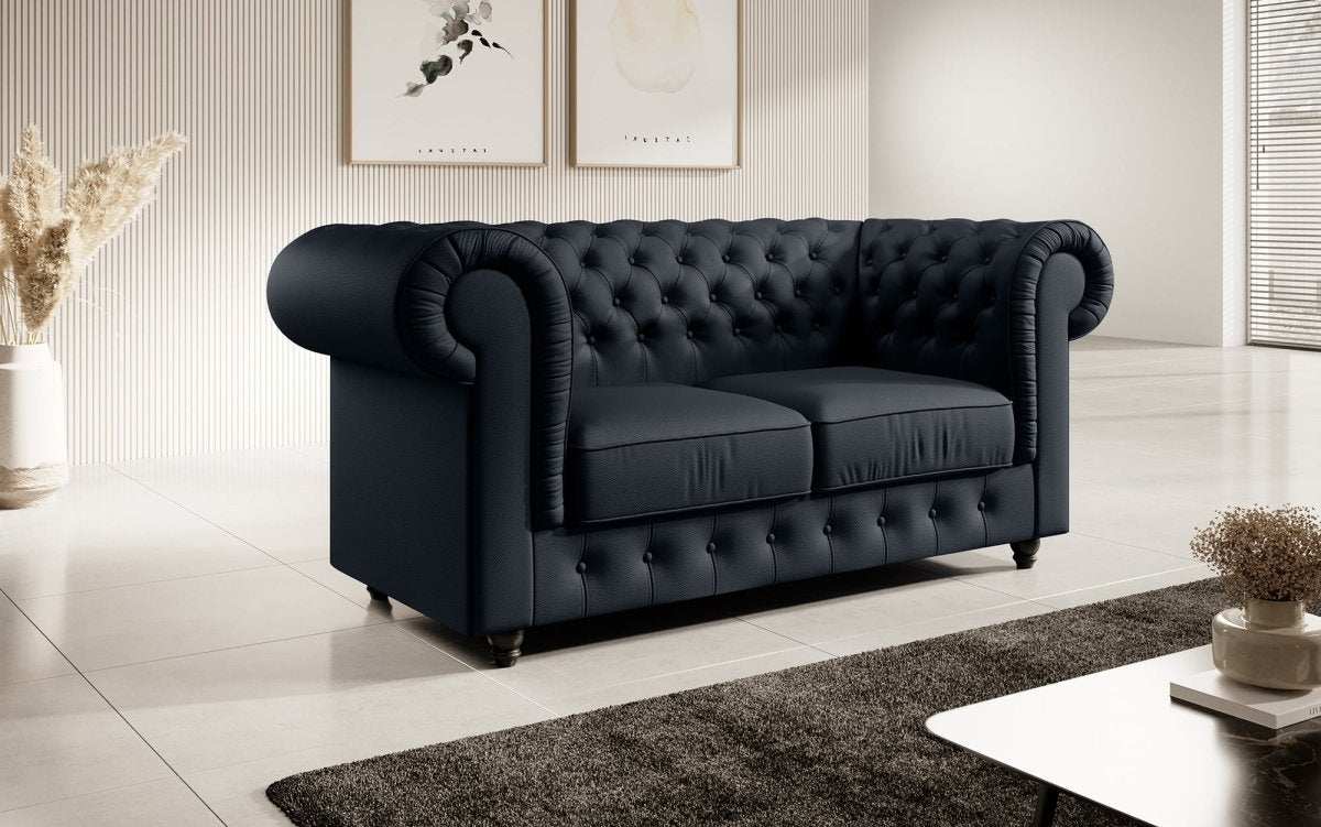 Chesterfield Sofa Lorena (Kunstleder) - Luxusbetten24