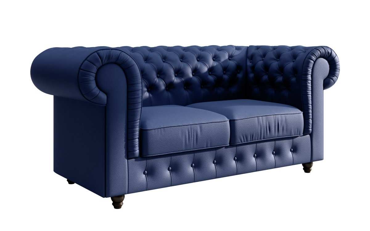 Chesterfield Sofa Lorena (Kunstleder) - Luxusbetten24