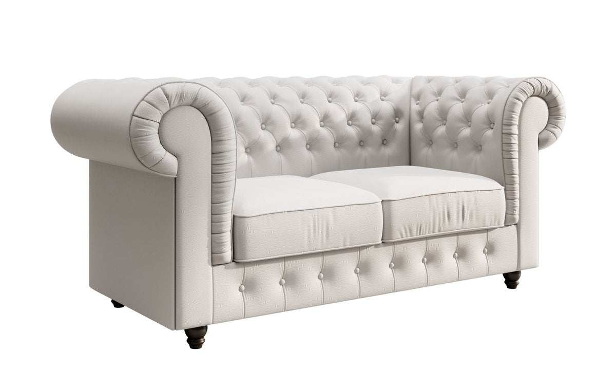 Chesterfield Sofa Lorena (Kunstleder) - Luxusbetten24