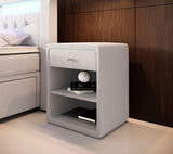 Designer Nachttisch Amy (Samt) - Luxusbetten24