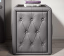 Designer Nachttisch Evora (Kunstleder) - Luxusbetten24