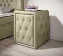 Designer Nachttisch Evora (Kunstleder) - Luxusbetten24