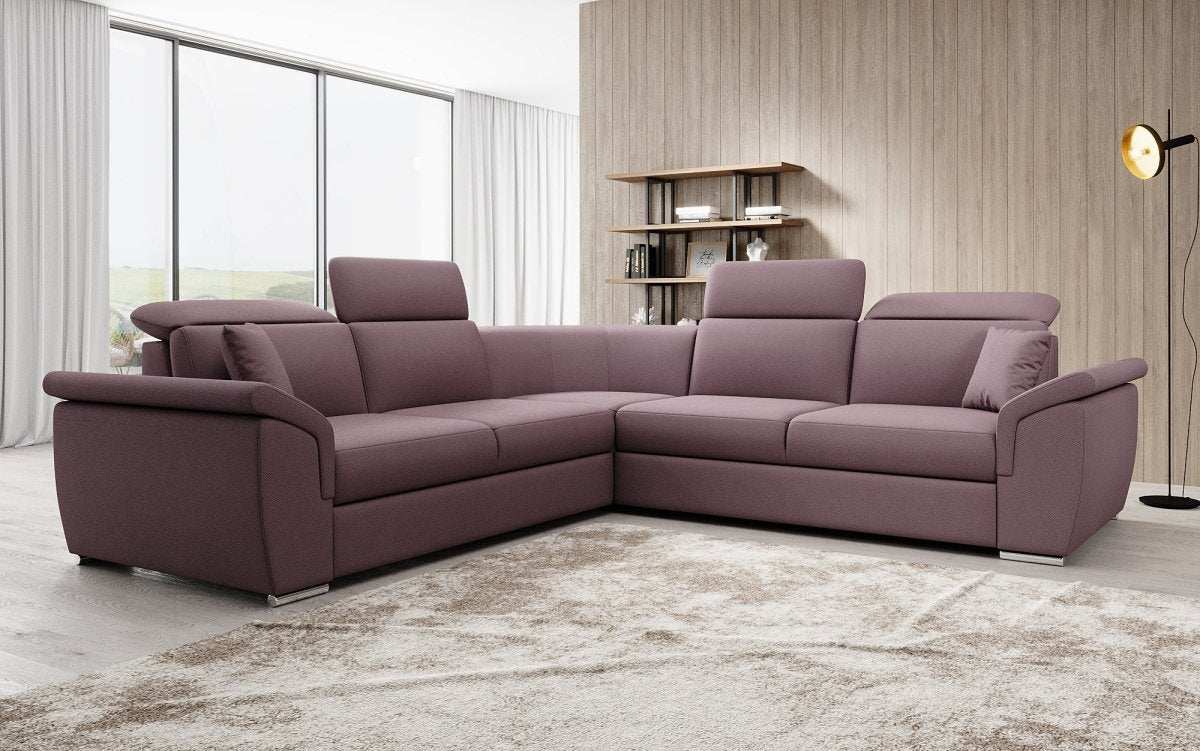 Designer Sofa Fernando mit Schlaffunktion und Stauraum - Luxusbetten24