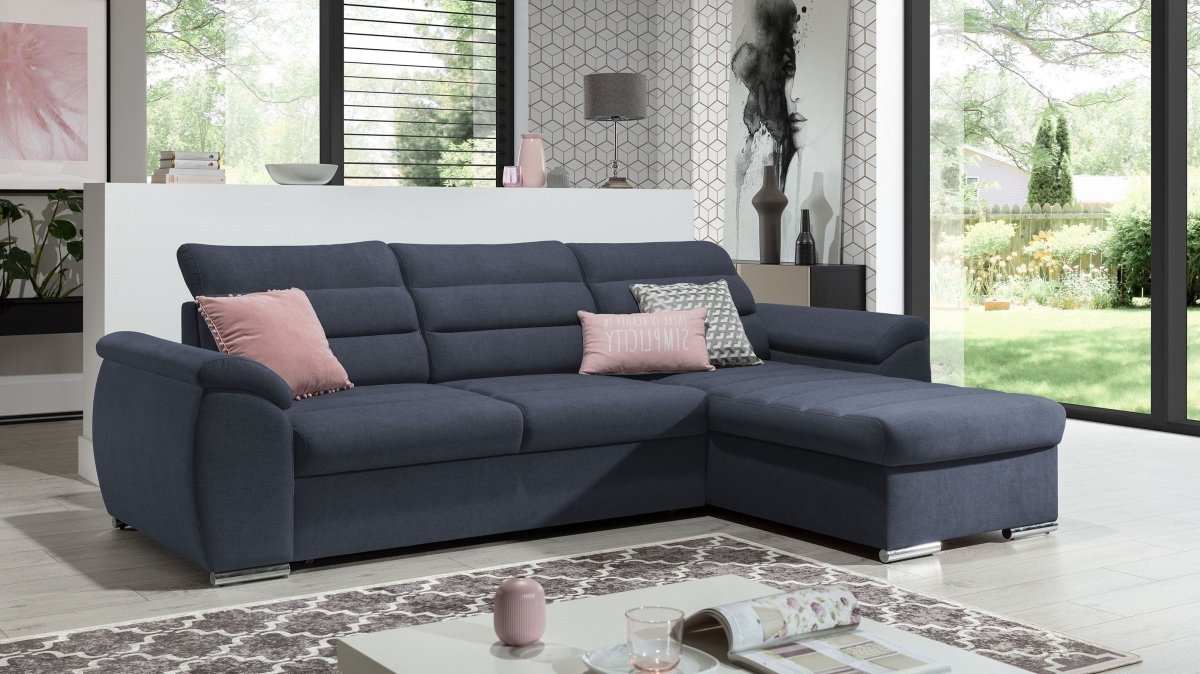 Designer Sofa Lima mit Schlaf- und Klappfunktion - Luxusbetten24