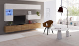 Designer Wohnwand Cezanne mit LED - Luxusbetten24