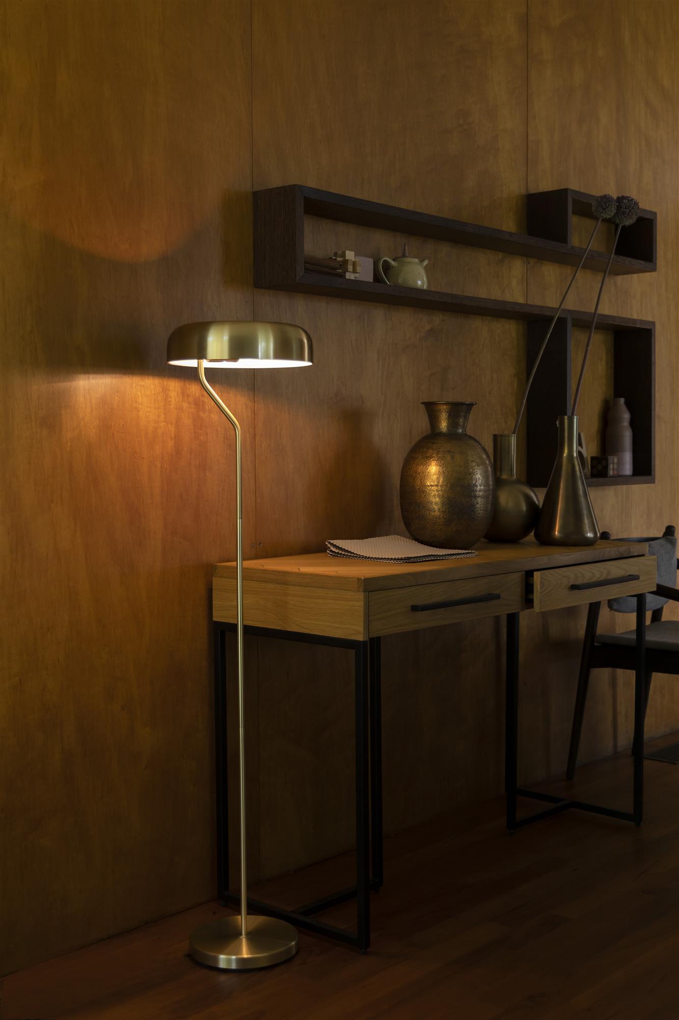 Plus glass, brass